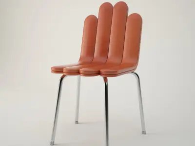 Leather Chair 3D model