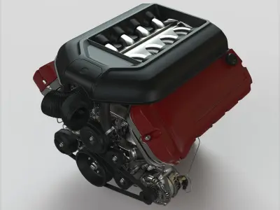 Car engine 3D model get