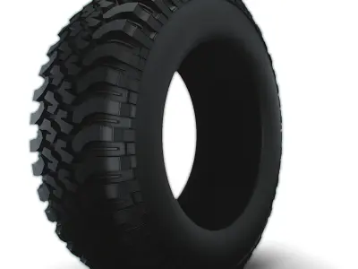 SUV Tire 3D model