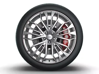 Audi R8 RS wheel 3D model