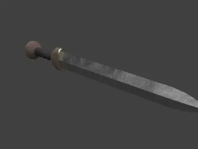 Gladius Short One-Handed Sword Low-poly 3D model