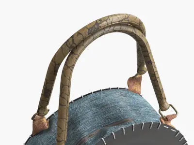 Unique Handbags Collection 3D model