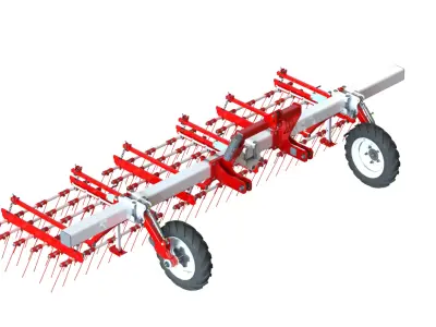 WG 0009 - Flex harrow 450 3D model