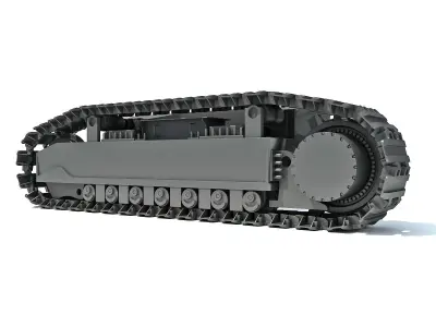 Excavator Track 3D model