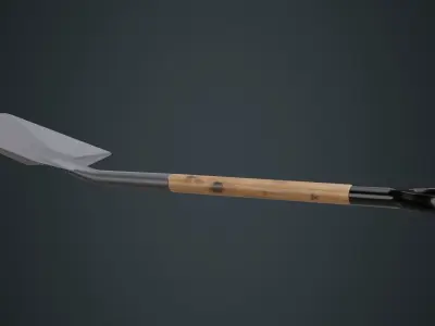 Spade 1A Low-poly 3D model