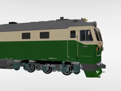 Train chinese 3D model