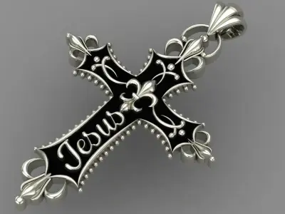 The Most Antique And Beautiful Christian Cross 3D print model