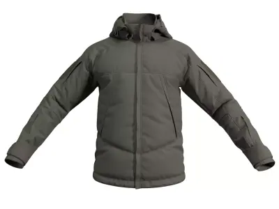 UF Pro Delta OL 4 Tactical Winter Jacket - Marvelous Designer 3D model