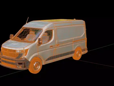 Renault Master Panel Van 3D model
