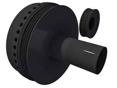 Engine Part V4 3D model