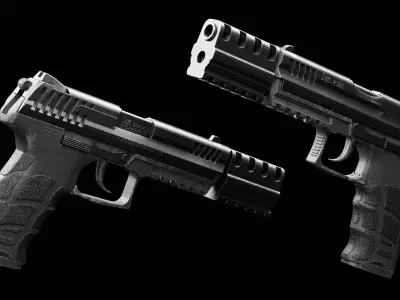 HK P30L Free 3D model