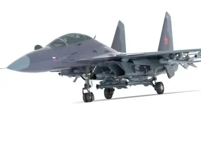 sukhoi fighter jet f15 f16 3D model