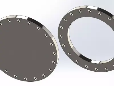 EN1092-1 PN16 Plain - Blind Flange Pack DN50-600