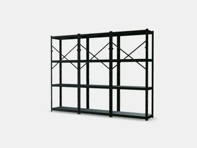 BROR Shelving unit 1 Low-poly 3D model