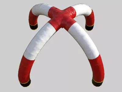 Commercial Banner Free low-poly 3D model