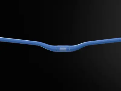 Marin MTB Handlebars blue orange Low-poly 3D model