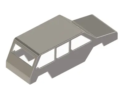 Vehicle Outer Body Frame 3D print model