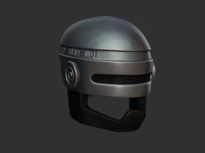 Robocop Helmet - Keychain - Pendant 3D print model