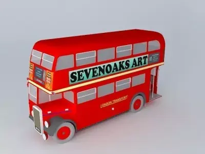 Double decker Free 3D model