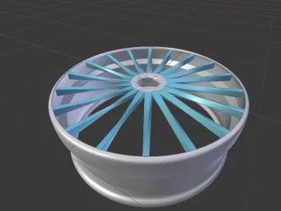 Wheel Trim 3D model by QIll-Arts