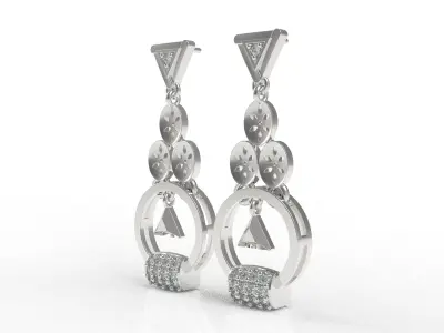 Diamond Pendant Set 32 3D print model