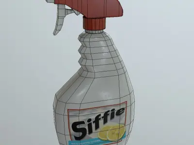 CC0 - Spray Cleaner - Siffie Free low-poly 3D model