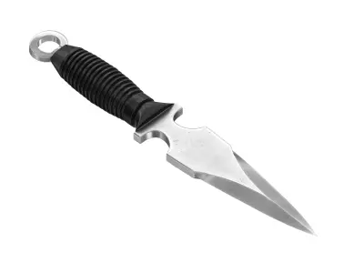 battle knife v7 3D model