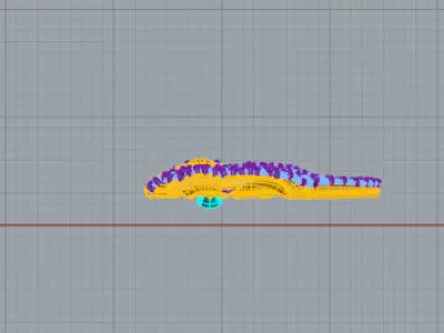 Pendente Gallo Free 3D model
