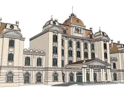 vacation spot-Resort-Fashion Leisure Hotel-0148 3D model