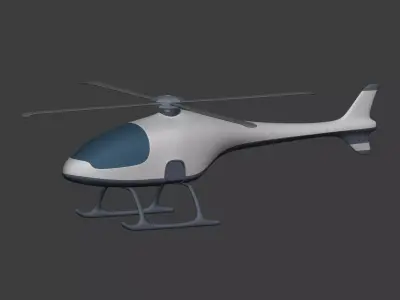 Aircraft Low-poly 3D model get