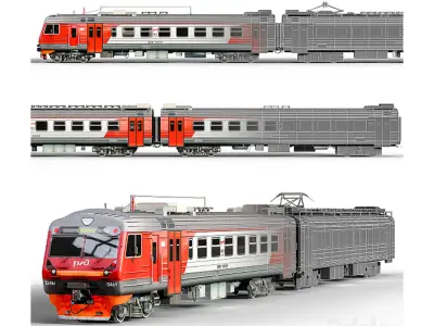Russian Railways 3D model