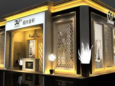 Exhibition - Area -10X7-3DMAX2009-038 3D model