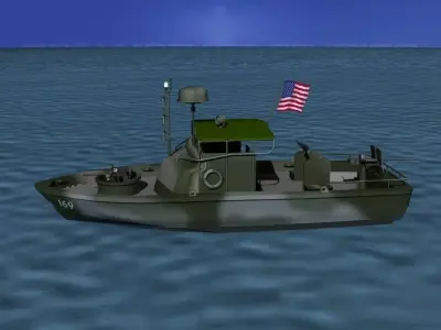 PBR Patrol Boat Riverine 3D model from CGTrader