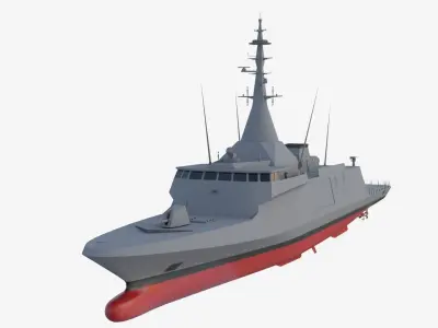 Gowind Corvette Low-poly 3D model