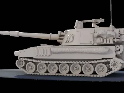 M109A2 Free 3D print model