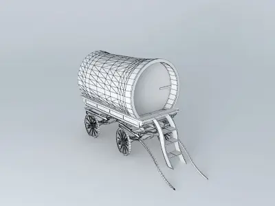 Romany Caravan BowTop Style Free 3D model