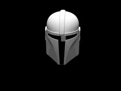 Helmet 3D model in Star War Low-poly 3D model
