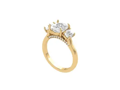 Cushion Ring 3D print model 12