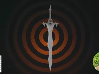 Fantasy Ancient Heavy Melee Weapons 3D model