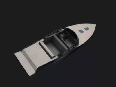 Luxury Motor Yacht 3D Model 3D model