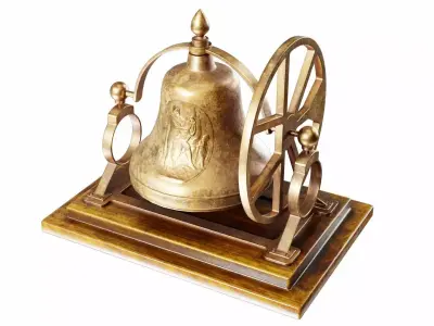 The bell brass 3D model
