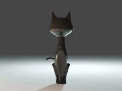 Cat 3d model Free 3D model purchase