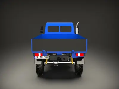 MERCEDES BENZ-UNIMOG 3D model 3D model