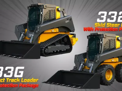 333G - 332G Loaders - Forestry Package  2 in 1