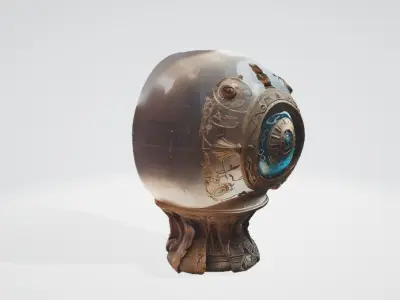 Ancient Relic Mystical Artifact 3D Model 3D model