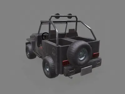 Jeep 3D Model Low-poly 3D model by omerok
