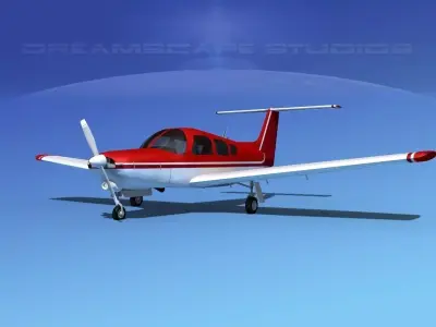 Piper Turbo Arrow III 3D model buy