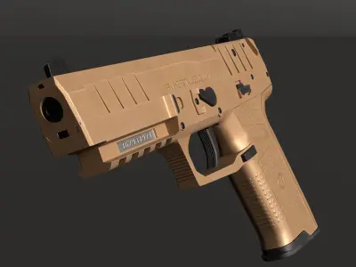 FN Five Seven MK3 - Game Ready Low-poly 3D model