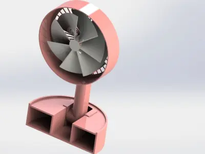 Mini Fan Free 3D print model