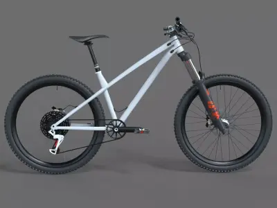 Mountain Bike 3d model Bicycle trail 3D model